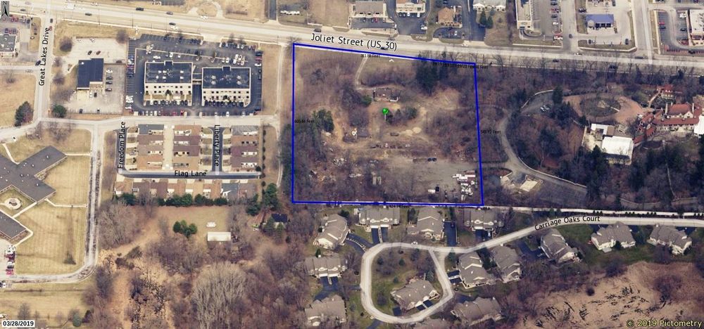 U.S 30 Development Site: 1242 Joliet St, Dyer, IN 46311